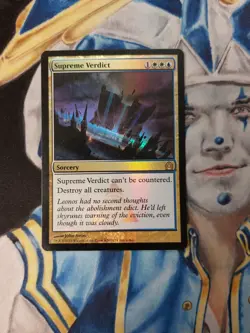 Supreme Verdict FOIL MTG Return to Ravnica Buy-A-Box Promo Modereately Played x1 - Image 2