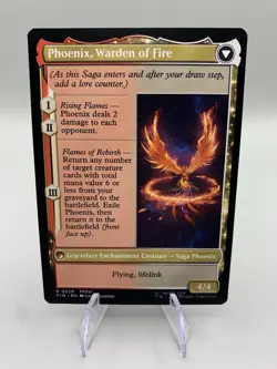 Joshua Phoenix's Dominant Phoenix Warden Fire FIN Final Fantasy MTG 229 Regular - Image 2