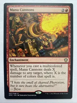 1x MTG - Mana Cannons (007) - Dominaria United Commander-DMC NM - Image 1