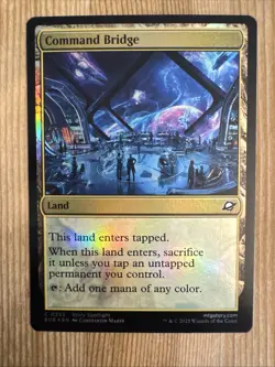 1x Command Bridge - Foil NM Eng MTG - Edge of Eternities - Image 1