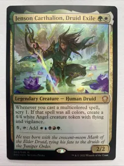 MTG Commander Dominaria United *FOIL* M Jenson Carthalion Druid Exile #003 NM - Image 1