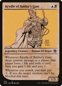 Krydle of Baldurs Gate - AFR - MTG Rare English Non Foil - Image 1