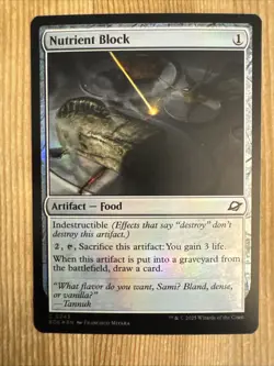 1x Nutrient Block - Foil NM Eng MTG - Edge of Eternities - Image 1