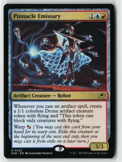 Magic: The Gathering MTG - Pinnacle Emissary Artifact Creature R 0223 - EOE - Image 1