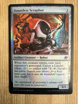 1x Dauntless Scrapbot - Foil NM Eng MTG - Edge of Eternities - Image 1