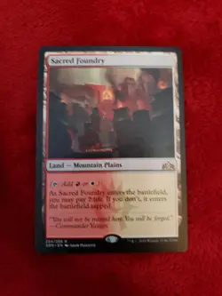 MTG Sacred Foundry Guilds of Ravnica Regular 254/259 - Image 1