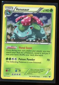 Pokemon TCG: Venusaur (3/108) - Dark Explorers Holo NM - Image 1