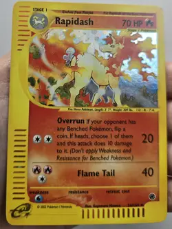 2002 RAPIDASH 26/165 EXPEDITION HOLO POKEMON TCG LIGHTLY PLAYED - Image 2