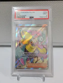 Pokemon TCG Iono - 254/193 Paldea Evolved Ultra Rare - PSA 9 - Image 1