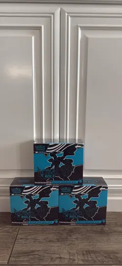Pokemon TCG Black Bolt Regular Elite Trainer Box ETB Lot of 3, New Sealed - Image 1