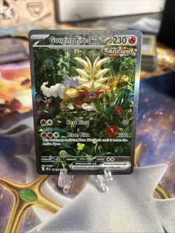 Pokemon Gouging Fire ex #204/162 SV05 Temporal Forces SIR NM - Image 1