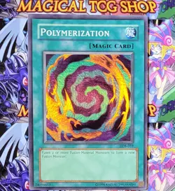 Yugioh Polymerization LOB-059 Super Rare Original Print Konami 2002 - Image 1