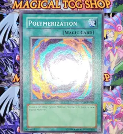 Yugioh Polymerization LOB-059 Super Rare Original Print Konami 2002 - Image 3