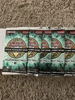 X5 Yugioh Official OTS Tournament Packs 16 SEALED - Image 1