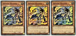 3 x MP17-EN181 Zoodiac Ratpier - Super Rare 1st Edition Near Mint YuGiOh Cards - Image 1