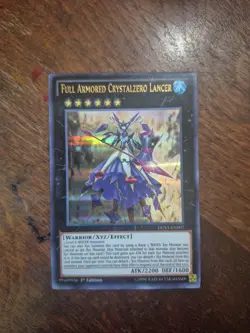 Yugioh Full Armored Crystalzero Lancer DUSA-EN007 Ultra Rare 1st Ed NM - Image 1