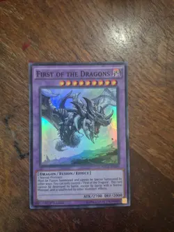 [SUPER RARE] YuGiOh - First of the Dragons - NECH-EN050 - 1st Ed - Image 1