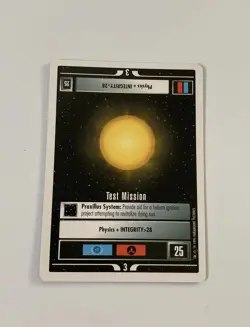 Star Trek CCG Missions Test Mission Common Card - Image 1