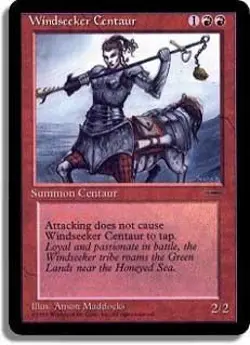 Windseeker Centaur (Book) Promo HEAVILY PLD Creature Special MAGIC CARD ABUGames - Image 1