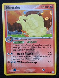 Pokemon Ninetales EX TCG Reverse Holo Rare Card 22/101 Hidden Legends (NM) - Image 1