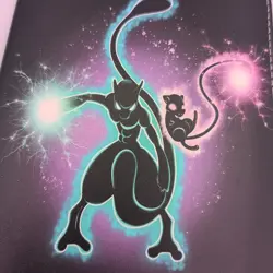 Pokemon Binder With 50 Card Sleeves Zip Closure Mewtwo Mew Storage Book New - Image 4