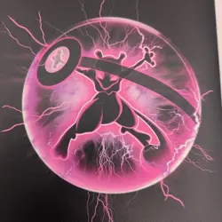 Pokemon Binder With 50 Card Sleeves Zip Closure Mewtwo Mew Storage Book New - Image 5