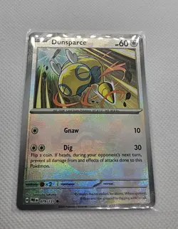 Pokemon TCG Dunsparce Master Ball Reverse Holo Card 79/131 Prismatic Evolutions - Image 1