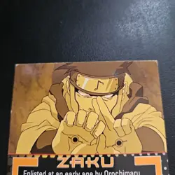 Naruto Ninja Ranks 55 Panini Card CCG TCG Rare 2002 Zaku - Image 2