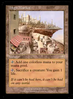 MTG High Market LP Light Play Mercadian Masques [1073] - Image 1