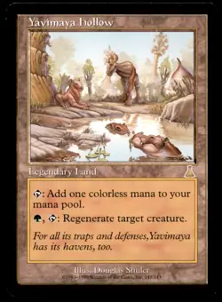 MTG Yavimaya Hollow LP Light Play Urza's Destiny [1068] - Image 1