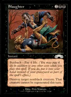 MTG Slaughter LP Light Play Exodus [1035] - Image 1