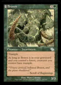 MTG Brawn LP Light Play Judgment [1045] - Image 1