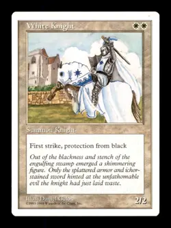 MTG White Knight LP Light Play Anthologies [1004] - Image 1