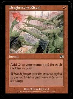 MTG Brightstone Ritual LP Light Play Onslaught [1053] - Image 1