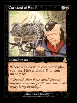 MTG Carnival of Souls LP Light Play Urza's Destiny [1069] - Image 1