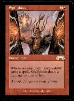 MTG Spellshock LP Light Play Exodus [1029] - Image 1