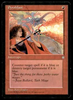 MTG Pyroblast LP Light Play Ice Age [1044] - Image 1