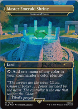 IN HAND - Master Emerald Shrine ✨FOIL✨ Secret Lair x Sonic BONUS CARD Magic MTG - Image 1