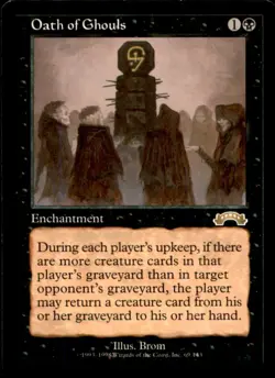 MTG Oath of Ghouls LP Light Play Exodus [1065] - Image 1