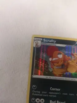 Holo Pokemon Card Scrafty 042/073 Champion's Path Pokemon TCG 2020 - Image 5