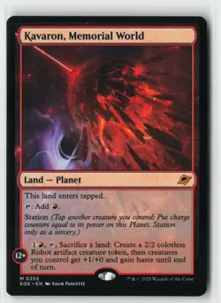 M 0255 Kavaron Memorial World Land Edge of Eternities EOE MTG Land - Planet - Image 1