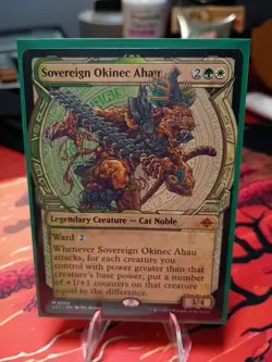 MTG The Lost Caverns of Ixalan Sovereign Okinec Ahau Showcase 0309 NM Mythic - Image 1