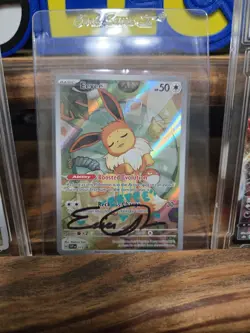 Ultimate streamer Pokemon Collection Lot with sealed, full arts, Signed Eevee - Image 1
