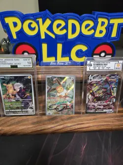 Ultimate streamer Pokemon Collection Lot with sealed, full arts, Signed Eevee - Image 4