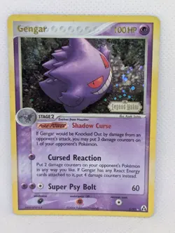 Gengar 5/92 Legend Maker Reverse Holo Ultra Rare Pokemon TCG Nintendo stamped LP - Image 1