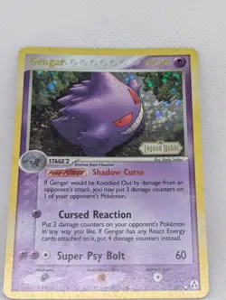 Gengar 5/92 Legend Maker Reverse Holo Ultra Rare Pokemon TCG Nintendo stamped LP - Image 3