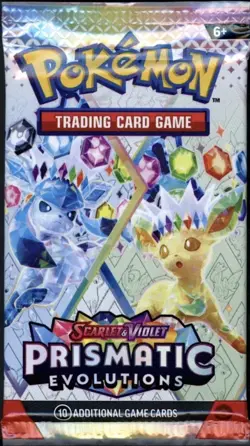 Pokemon Prismatic Evolutions Booster Pack - 10 Cards/Pack - Random Art - NEW - Image 1