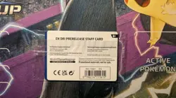 SEALED Pokemon TCG - Destined Rivals Prerelease Staff Promos Set of 4 - Image 2