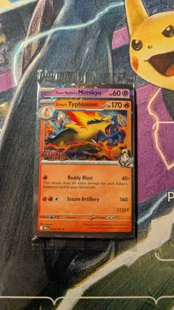 SEALED Pokemon TCG - Destined Rivals Prerelease Staff Promos Set of 4 - Image 5