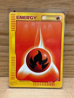 Basic Fire Energy(E Series) Pokemon Expedition Energy - Image 1